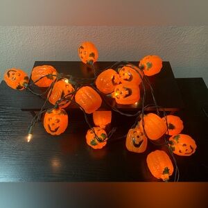 Vintage Blow Mold Halloween
Pumpkin Jack O Lantern String
Lights Working